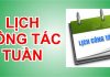 LỊCH CÔNG TÁC CỦA THƯỜNG TRỰC LIÊN MINH HTX TỈNH (từ ngày 3-6/9/2019)