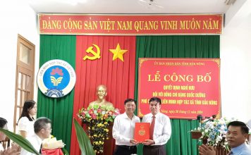 Lễ công bố Quyết định nghỉ hưu đối với ông Đặng Quốc Dưỡng