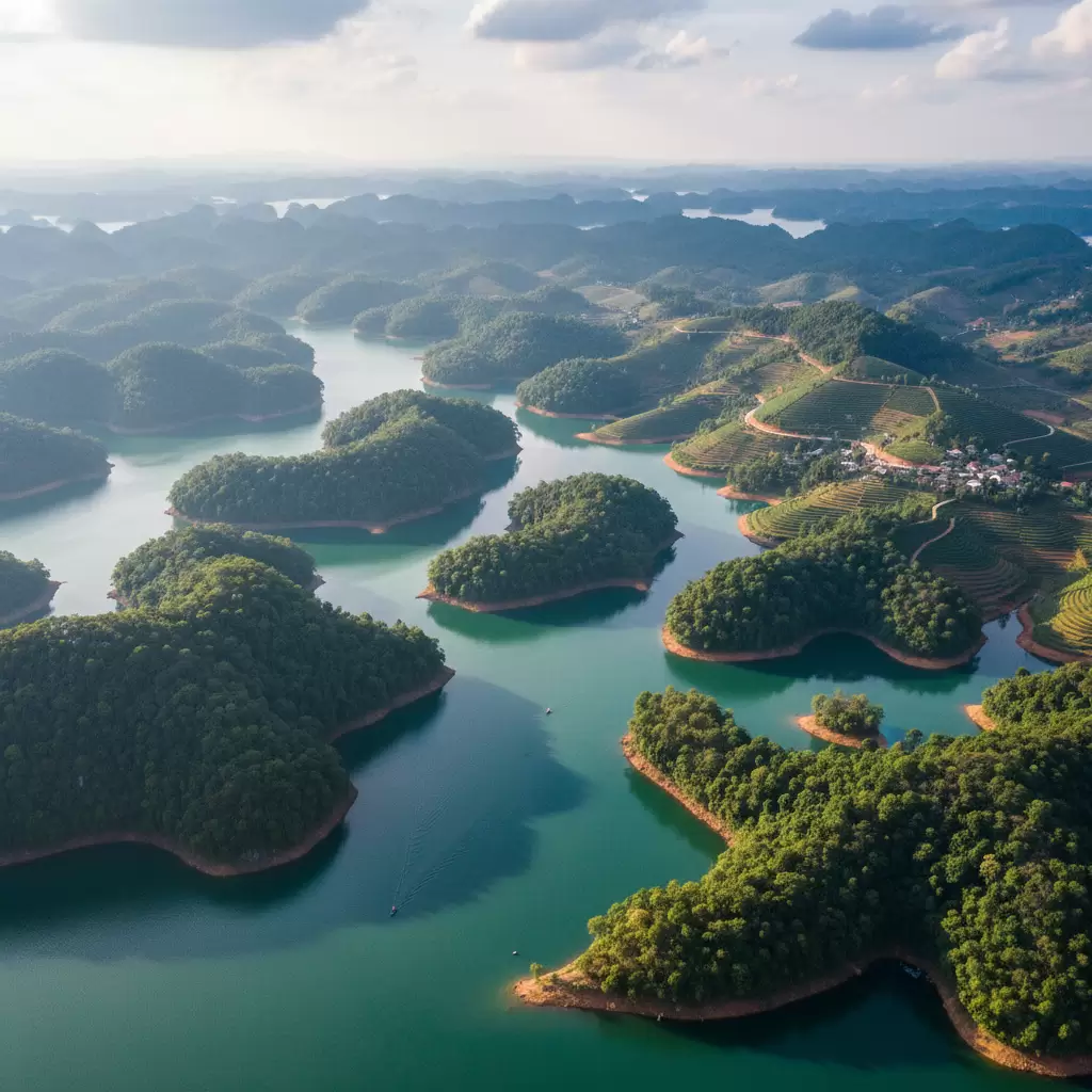 Toàn cảnh vẻ đẹp kỳ vĩ của Hồ Tà Đùng  điểm đến không thể bỏ qua tại Đắk Nông