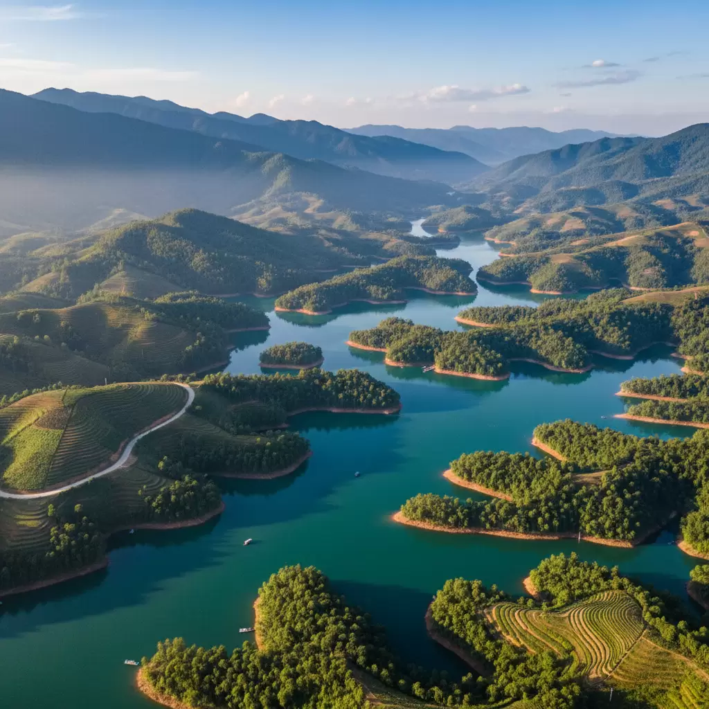 Vẻ đẹp hùng vĩ của Hồ Tà Đùng  Vịnh Hạ Long thu nhỏ giữa lòng Tây Nguyên