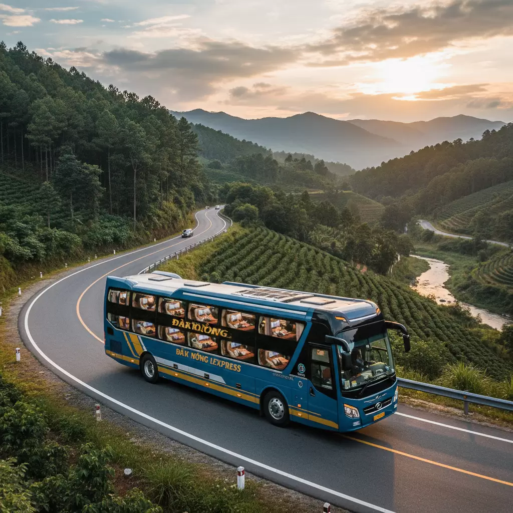 Lựa chọn xe khách chất lượng cao giúp hành trình đến Tà Đùng trở nên thư giãn hơn
