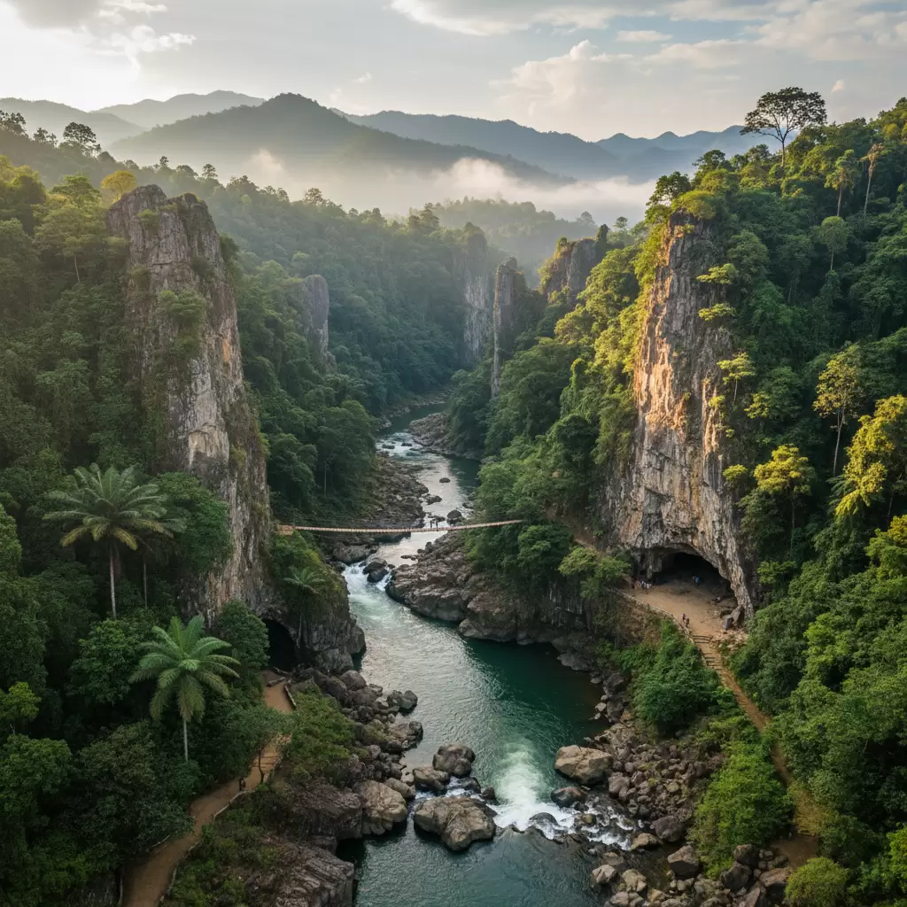 Vẻ đẹp hoang sơ và kỳ vĩ của Công viên Địa chất Toàn cầu UNESCO Đắk Nông