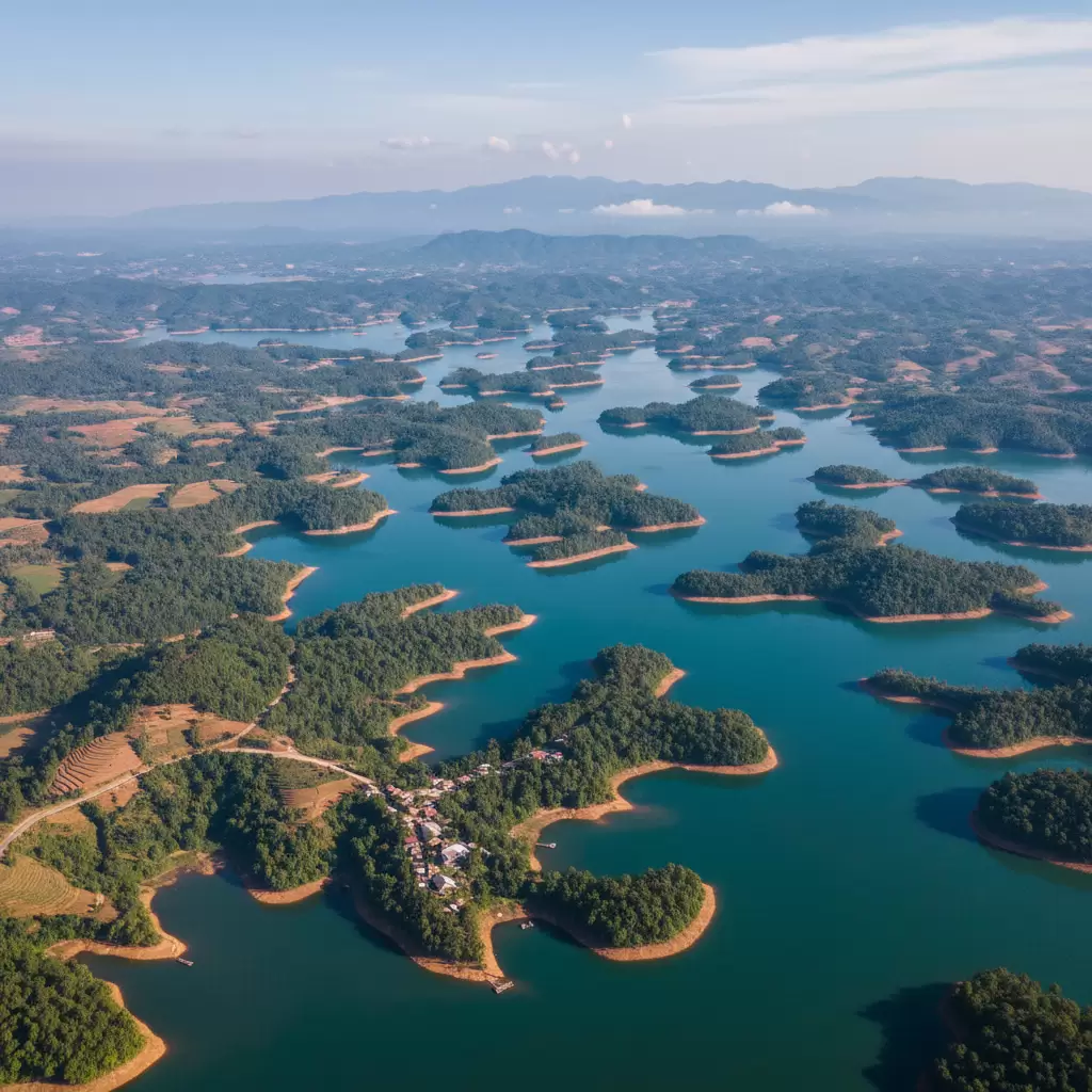 Hồ Tà Đùng  Tuyệt tác thiên nhiên được ví như Vịnh Hạ Long của Tây Nguyên