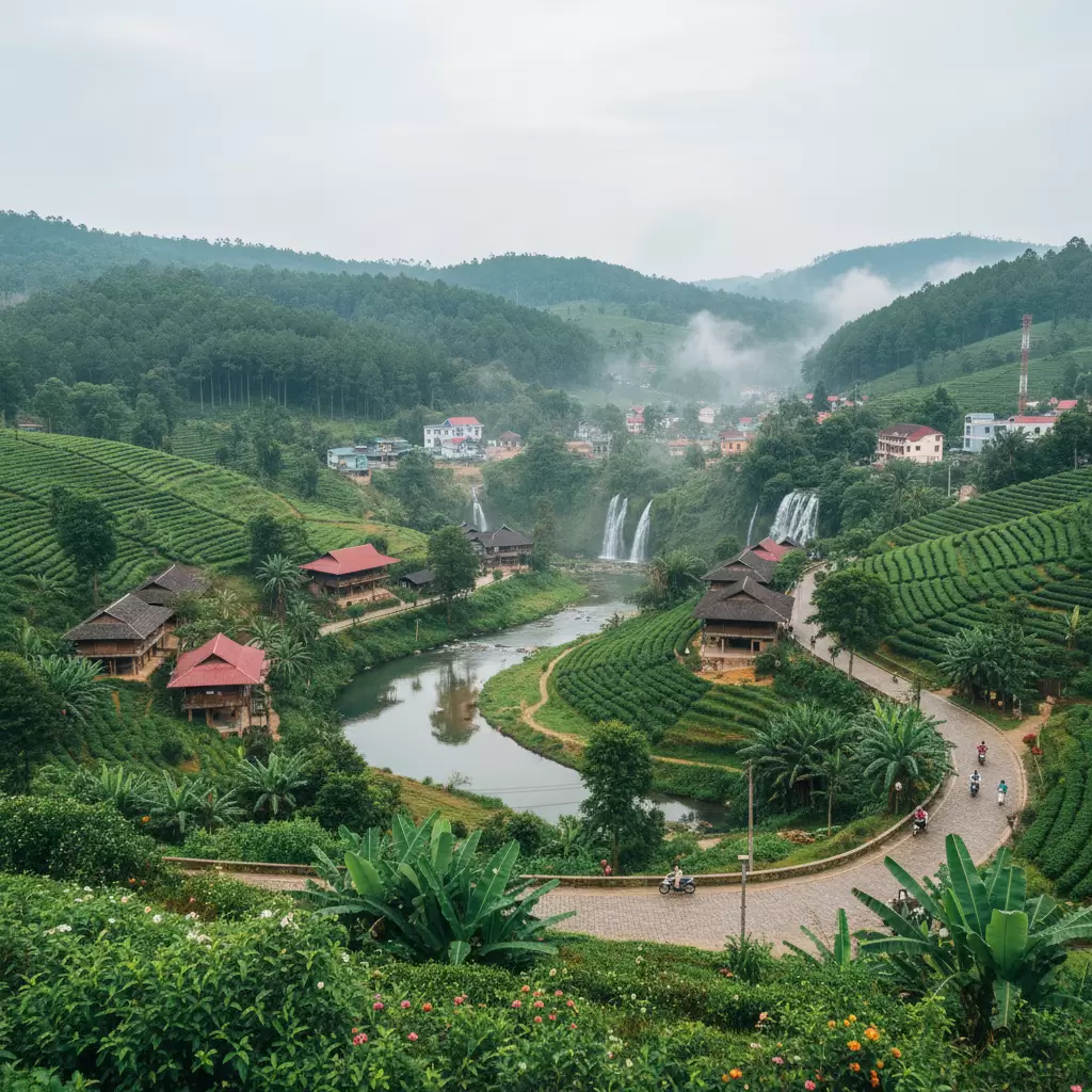 Vẻ đẹp yên bình và xanh mướt của vùng đất Gia Nghĩa Đắk Nông