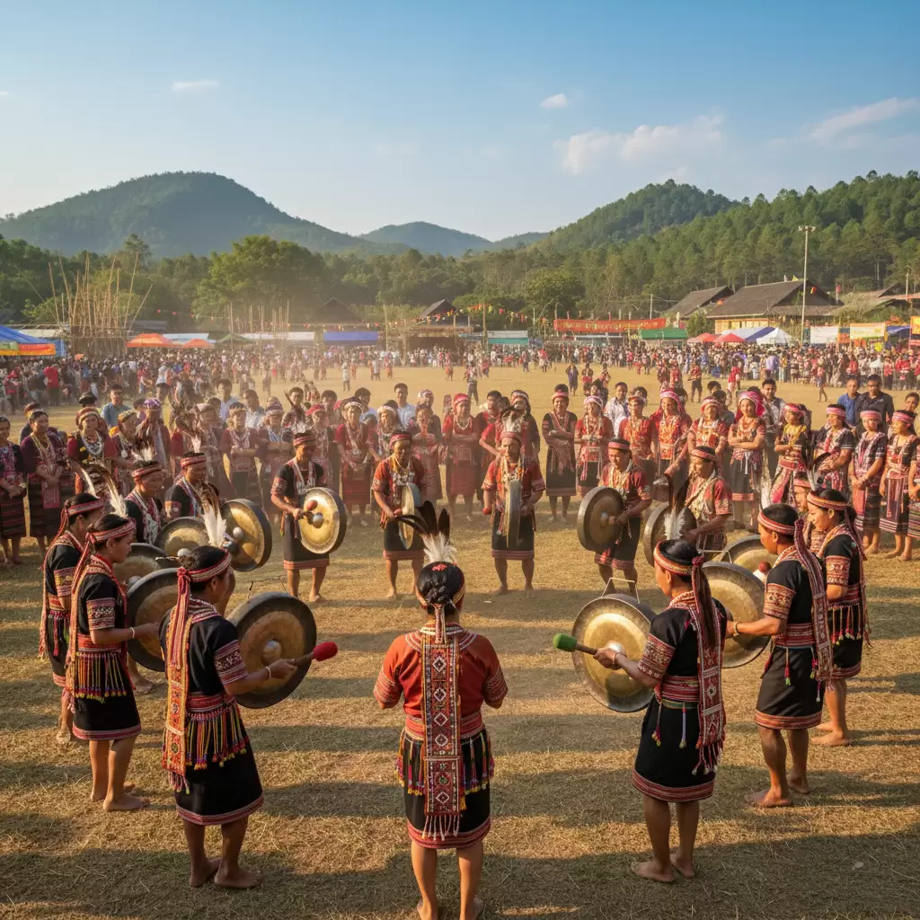 Tiếng cồng chiêng vang vọng kết nối cộng đồng và thần linh
