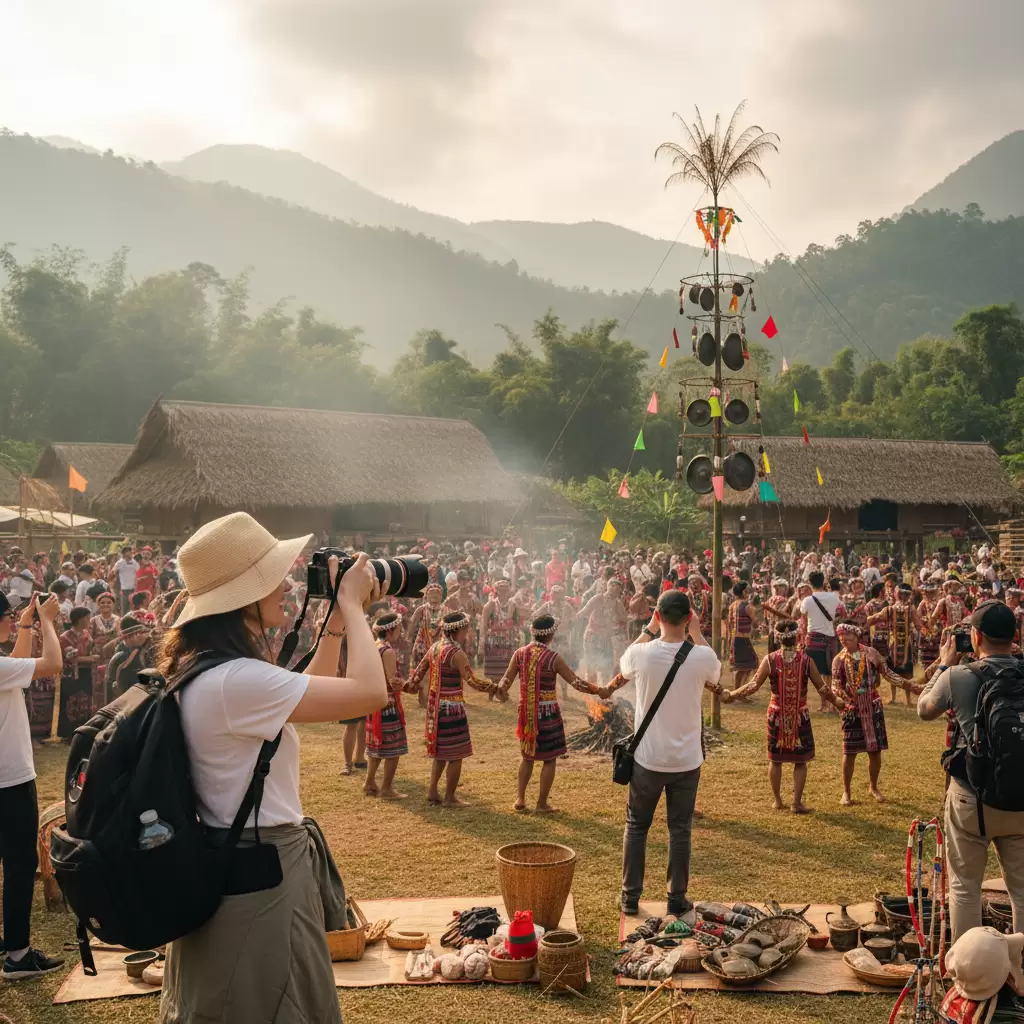 Ghi lại những khoảnh khắc đẹp tại lễ hội một cách văn minh và lịch sự