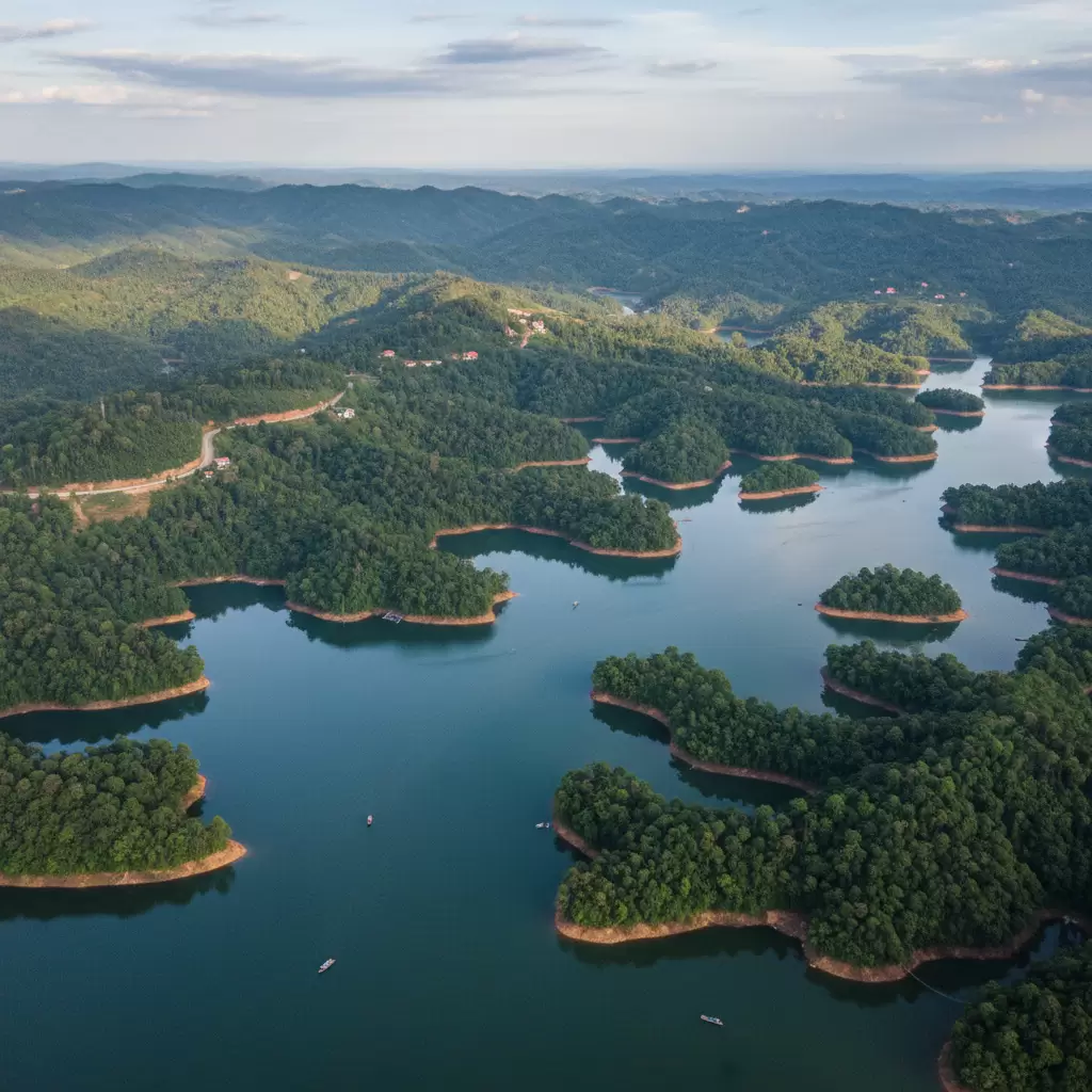 Toàn cảnh vẻ đẹp hùng vĩ của hồ Tà Đùng  Vịnh Hạ Long thu nhỏ của Tây Nguyên