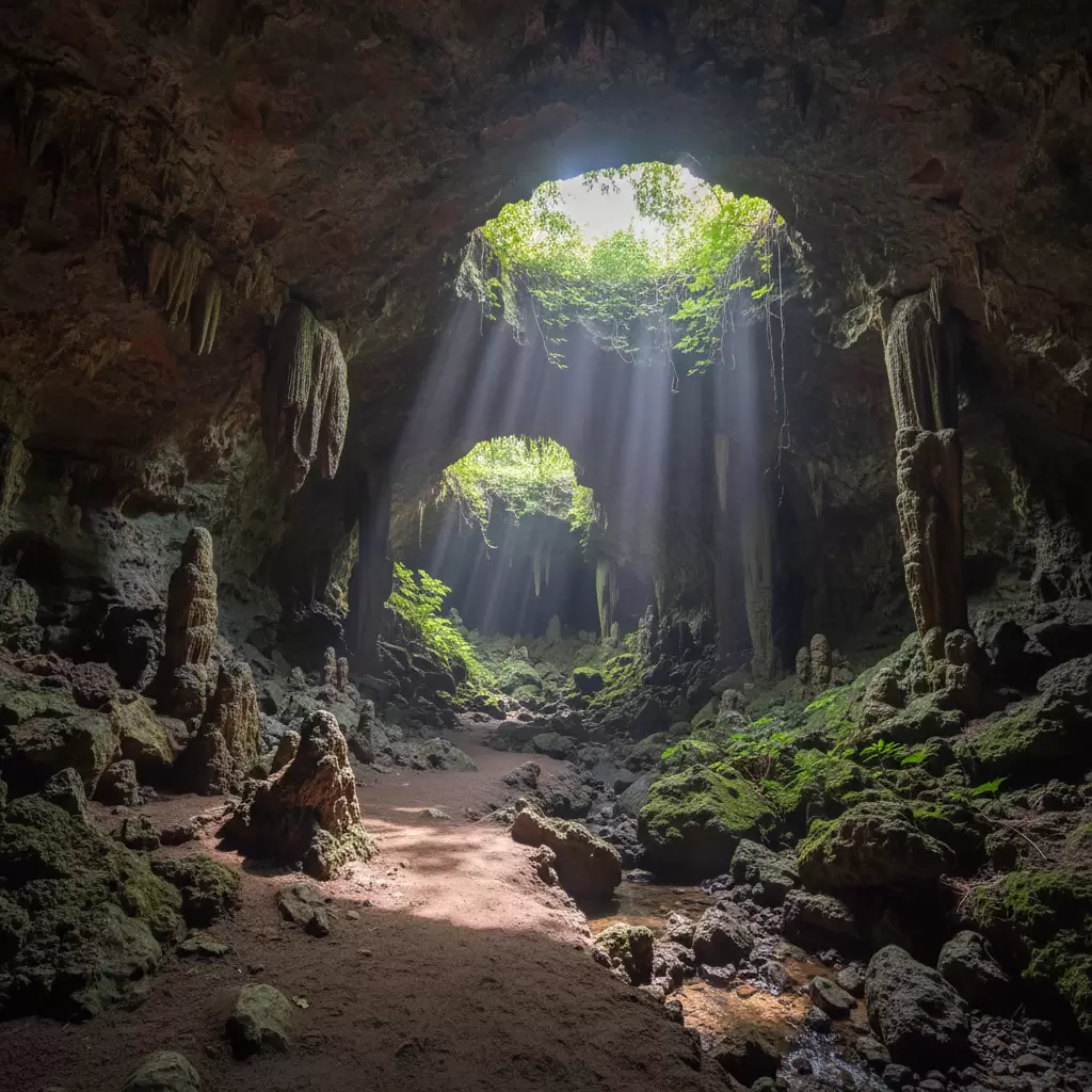 Khám phá hệ thống hang động núi lửa độc đáo tại Đắk Nông cùng hướng dẫn viên chuyên nghiệp
