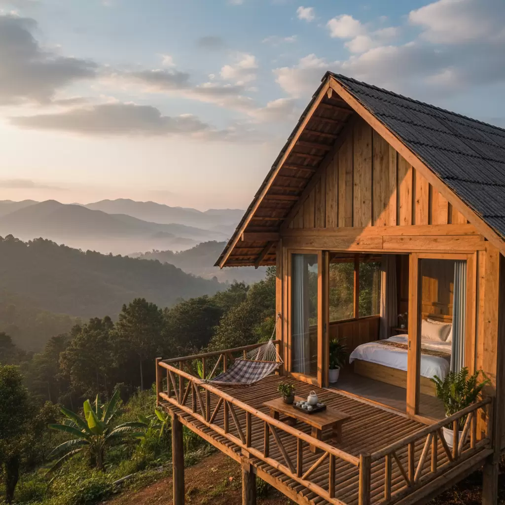 gemini_image_1769688504 Mô hình homestay bình dân giúp tiết kiệm chi phí lưu trú tại Đắk Nông