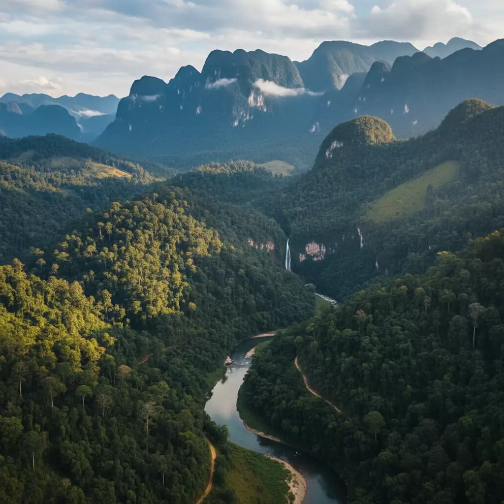 Vẻ đẹp thiên nhiên hoang sơ của vùng đất Đắk Nông dưới bầu trời trong xanh