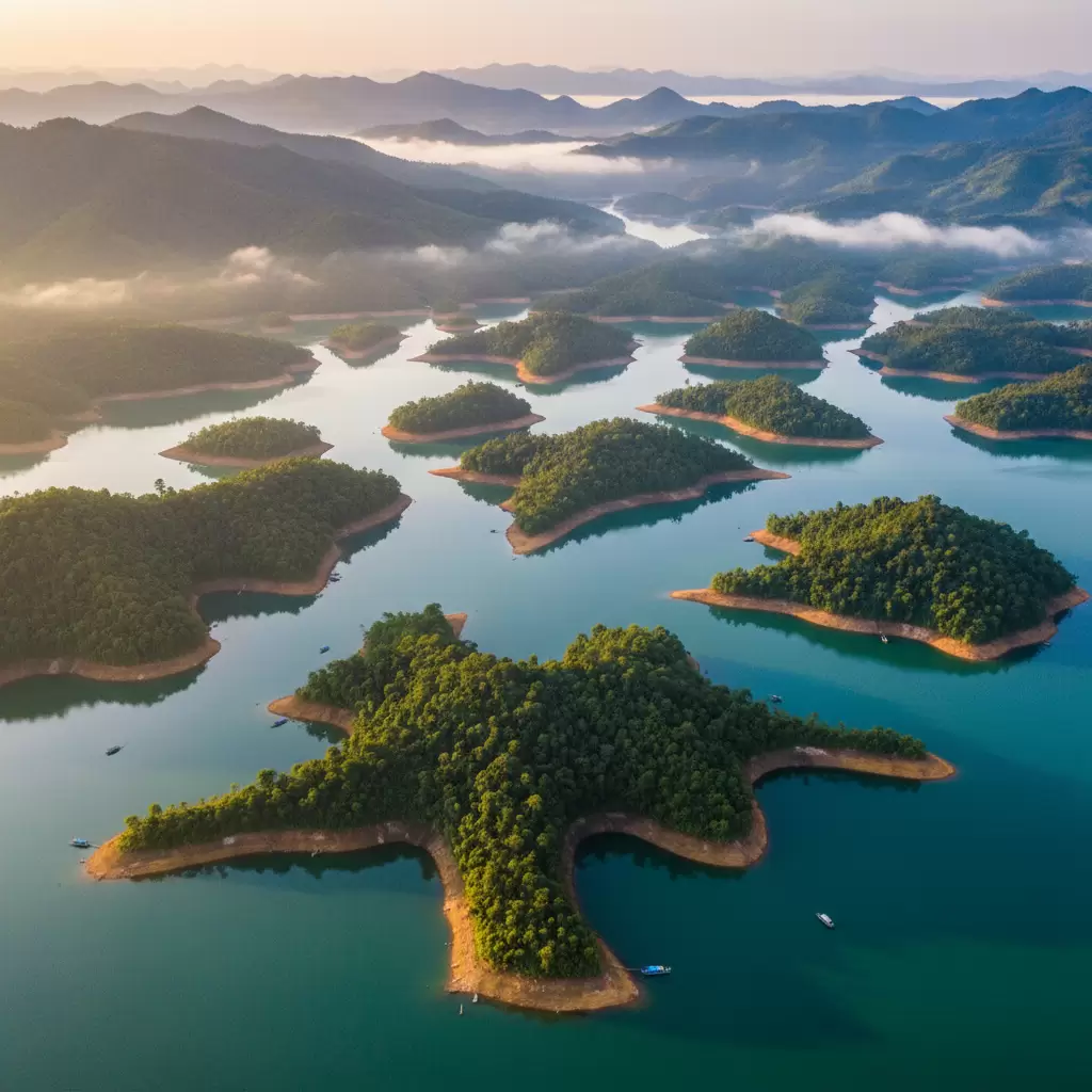 Hồ Tà Đùng  Tuyệt tác thiên nhiên được ví như Vịnh Hạ Long của Tây Nguyên