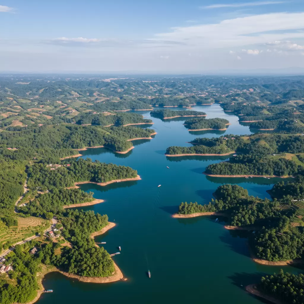 Hồ Tà Đùng  Vịnh Hạ Long thu nhỏ giữa lòng Tây Nguyên