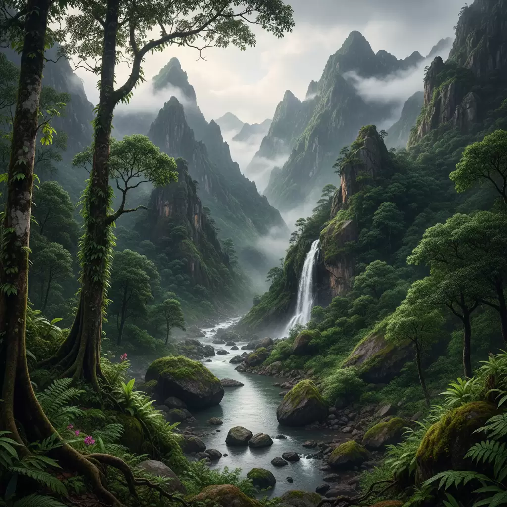 Vẻ đẹp hoang sơ của đại ngàn Đắk Nông tạo nên phông nền ấn tượng cho ảnh cưới